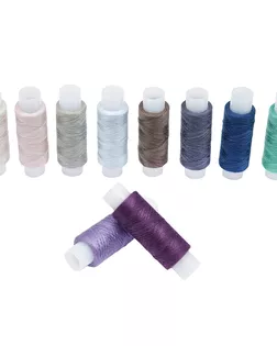 Набор швейных ниток 50/2, 200м, ассорти №44, 10шт/упак, Astra&Craft арт. АРС-60242-1-АРС0001296752