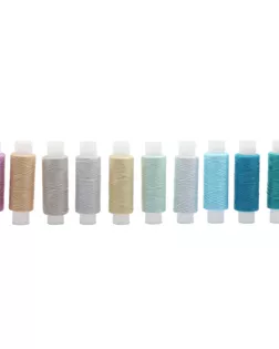 Набор швейных ниток 50/2, 200м, ассорти №47, 10шт/упак, Astra&Craft арт. АРС-60258-1-АРС0001297112
