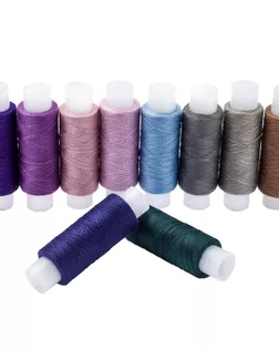 Набор швейных ниток 50/2, 200м, ассорти №52, 10шт/упак, Astra&Craft арт. АРС-60263-1-АРС0001297117