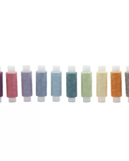 Набор швейных ниток 50/2, 200м, ассорти №53, 10шт/упак, Astra&Craft арт. АРС-60264-1-АРС0001297118