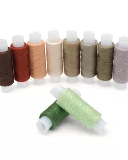 Набор швейных ниток 50/2, 200м, ассорти №60, 10шт/упак, Astra&Craft арт. АРС-60271-1-АРС0001297125