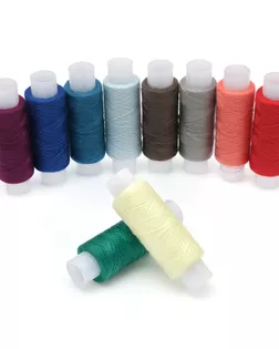 Набор швейных ниток 50/2, 200м, ассорти №61, 10шт/упак, Astra&Craft арт. АРС-60272-1-АРС0001297126