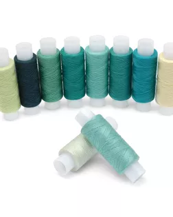 Набор швейных ниток 50/2, 200м, ассорти №64, 10шт/упак, Astra&Craft арт. АРС-60275-1-АРС0001297129