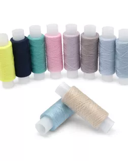 Набор швейных ниток 50/2, 200м, ассорти №66, 10шт/упак, Astra&Craft арт. АРС-60277-1-АРС0001297131