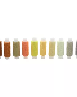 Набор швейных ниток 50/2, 200м, ассорти №72, 10шт/упак, Astra&Craft арт. АРС-60283-1-АРС0001297186