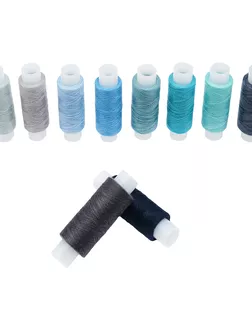 Набор швейных ниток 50/2, 200м, ассорти №75, 10шт/упак, Astra&Craft арт. АРС-60286-1-АРС0001297189