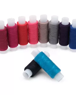 Набор швейных ниток 50/2, 200м, ассорти №86, 10шт/упак, Astra&Craft арт. АРС-60297-1-АРС0001297243