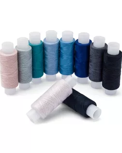 Набор швейных ниток 50/2, 200м, ассорти №87, 10шт/упак, Astra&Craft арт. АРС-60666-1-АРС0001297255