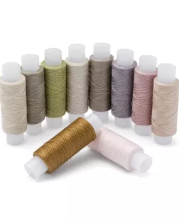 Набор швейных ниток 50/2, 200м, ассорти №91, 10шт/упак, Astra&Craft арт. АРС-60669-1-АРС0001297259