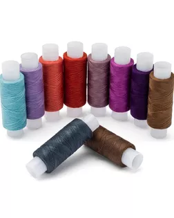 Набор швейных ниток 50/2, 200м, ассорти №99, 10шт/упак, Astra&Craft арт. АРС-60677-1-АРС0001297283