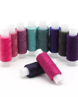 Набор швейных ниток 50/2, 200м, ассорти №107, 10шт/упак, Astra&Craft арт. АРС-60685-1-АРС0001297381