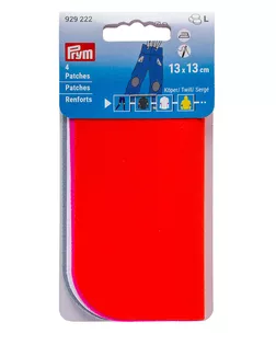 929222 Заплатки из саржи,термоклеевые 13*13см упак(4шт) оранжевый, розовый, белый, синий цв. Prym арт. АРС-60796-1-АРС0001297535