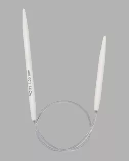 47505 Спицы вязальные круговые Classic 4мм*28см, пластик PONY арт. АРС-61886-1-АРС0001297864