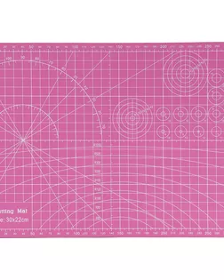 MTW005-1 Коврик (мат) для резки раскройный, 3-слойный, 22*30см A4, цв.розовый арт. АРС-61596-1-АРС0001297945