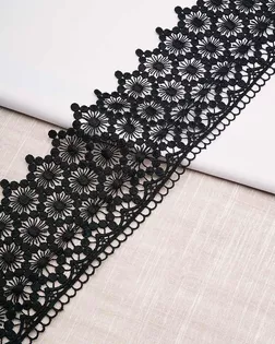3AR3496 Кружево гипюр 10см*13,72м (черный) арт. АРС-61829-1-АРС0001298621 3AR3496 Кружево гипюр 10см*13,72м (черный) арт. АРС-61829-1-АРС0001298621