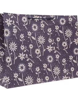 Пакет подарочный крафтовый 'Цветочки', 50*13*38см, 170г/м2 арт. АРС-61593-1-АРС0001298880