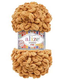 Пряжа Alize 'Puffy Fine' 100г 14,5м (100% микрополиэстер) (179 абрикосовый) арт. АРС-61153-1-АРС0001299788