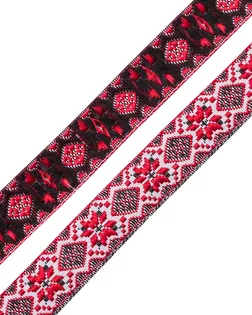 с06418 Лента жаккардовая 1,5см*18,29м (белый, красный) арт. АРС-62524-1-АРС0001300901 с06418 Лента жаккардовая 1,5см*18,29м (белый, красный) арт. АРС-62524-1-АРС0001300901