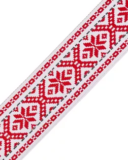 с19219 Лента жаккардовая 3,5см*20м (белый, красный) арт. АРС-62535-1-АРС0001300952 с19219 Лента жаккардовая 3,5см*20м (белый, красный) арт. АРС-62535-1-АРС0001300952