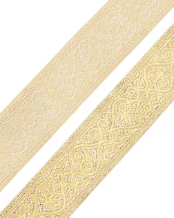 7222 Лента жаккардовая 3,3см*7,32м (желтый) арт. АРС-62784-1-АРС0001302568 7222 Лента жаккардовая 3,3см*7,32м (желтый) арт. АРС-62784-1-АРС0001302568