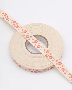 Лента х/б декоративная 1,5см*25м (красный) арт. АРС-62886-1-АРС0001302617