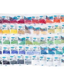 Большой набор бисера Preciosa, Не прозрачный, размер 10/0, 50 цветов, 250 гр (50 штук по 5 гр) арт. АРС-62168-1-АРС0001303158 Большой набор бисера Preciosa, Не прозрачный, размер 10/0, 50 цветов, 250 гр (50 штук по 5 гр) арт. АРС-62168-1-АРС0001303158