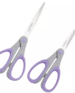 Набор ножниц для дома и офиса, силиконовые ручки SOFT, 15см/18,5см, Hobby&Pro арт. АРС-62176-1-АРС0001303293 Набор ножниц для дома и офиса, силиконовые ручки SOFT, 15см/18,5см, Hobby&Pro арт. АРС-62176-1-АРС0001303293