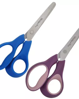Набор школьных ножниц, 14см, синий-фуксия, Hobby&Pro арт. АРС-62178-1-АРС0001303295