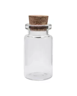 Баночки стеклянные с пробкой 2,2*4,0 см, 8 мл, 4 шт/упак арт. АРС-63762-1-АРС0001303358 Баночки стеклянные с пробкой 2,2*4,0 см, 8 мл, 4 шт/упак арт. АРС-63762-1-АРС0001303358