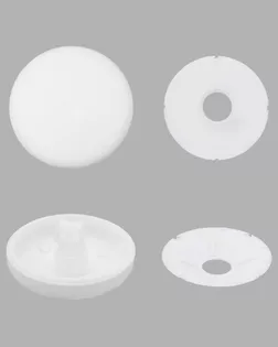 81704 Пуговицы под обтяжку защелкивающиеся 36L(23мм) на ножке, пластик, упак(3шт), PONY арт. АРС-64018-1-АРС0001304041