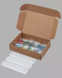 Набор бисера Preciosa 08, 21 цвет по 5 гр с контейнером, № 10/0, диаметр 2,3 мм, 105 гр арт. АРС-63217-1-АРС0001304616 Набор бисера Preciosa 08, 21 цвет по 5 гр с контейнером, № 10/0, диаметр 2,3 мм, 105 гр арт. АРС-63217-1-АРС0001304616