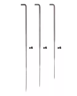 Иглы для валяния из шерсти треугольные, №36 начальная (L толстоватая), №38 рабочая (М средняя), №40 финишная (S тонкая арт. АРС-63537-1-АРС0001305469 Иглы для валяния из шерсти треугольные, №36 начальная (L толстоватая), №38 рабочая (М средняя), №40 финишная (S тонкая арт. АРС-63537-1-АРС0001305469