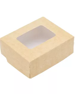 9643044 Коробки складная, с окном, крафт, 10*8*3,5см арт. АРС-63526-1-АРС0001306237 9643044 Коробки складная, с окном, крафт, 10*8*3,5см арт. АРС-63526-1-АРС0001306237