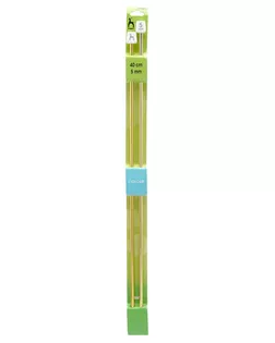 34811 Спицы вязальные прямые COLOUR 5,00мм*40см, алюминий, 2шт PONY арт. АРС-64032-1-АРС0001306636