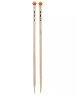 45318 Спицы вязальные прямые MAPLE 9,00мм*35см, клен, 2шт PONY арт. АРС-64036-1-АРС0001306646