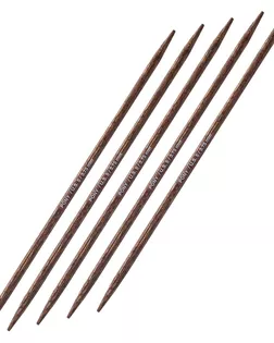 42528 Спицы вязальные носочные Perfect, 3,75мм*15см, 5шт, дерево, PONY арт. АРС-64123-1-АРС0001306761