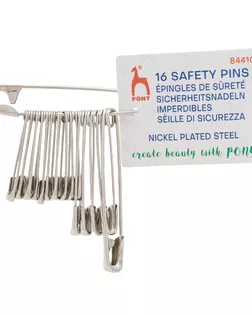 84410 Булавки английские 27-51мм, сталь, 16шт, PONY арт. АРС-64186-1-АРС0001307119 84410 Булавки английские 27-51мм, сталь, 16шт, PONY арт. АРС-64186-1-АРС0001307119