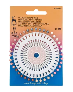 29840 Булавки портновские 38мм*0,60мм, сталь, 40шт. PONY арт. АРС-64134-1-АРС0001307122 29840 Булавки портновские 38мм*0,60мм, сталь, 40шт. PONY арт. АРС-64134-1-АРС0001307122
