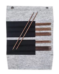 42542/03 Набор носочных спиц PERFECT в фетровом футляре 2,00/2,50/3,00/3,50/4,00*20см, PONY арт. АРС-64107-1-АРС0001307458