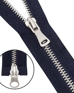 6535-0309 Молния металлическая Т5 2 замка 60см, никель (233 т.синий) арт. АРС-64335-1-АРС0001307590 6535-0309 Молния металлическая Т5 2 замка 60см, никель (233 т.синий) арт. АРС-64335-1-АРС0001307590