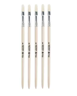 Кисть школьная, щетина, плоская №8, 5шт/уп, Astra&Craft арт. АРС-63844-1-АРС0001307658