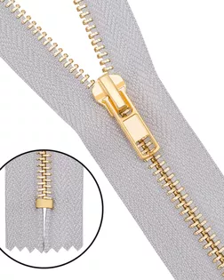 6534-0233 Молния джинсовая неразъемная Т5 16см, золото (154 светло-серый) арт. АРС-64359-1-АРС0001307783 6534-0233 Молния джинсовая неразъемная Т5 16см, золото (154 светло-серый) арт. АРС-64359-1-АРС0001307783