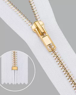 6534-0233 Молния джинсовая неразъемная Т5 16см, золото (501 белый) арт. АРС-64360-1-АРС0001307784 6534-0233 Молния джинсовая неразъемная Т5 16см, золото (501 белый) арт. АРС-64360-1-АРС0001307784