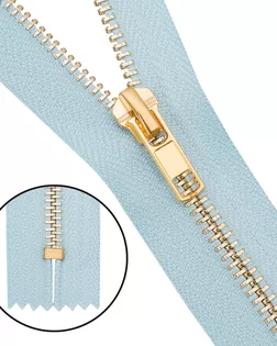 6534-0233 Молния джинсовая неразъемная Т5 16см, золото (542 голубой) арт. АРС-64361-1-АРС0001307785 6534-0233 Молния джинсовая неразъемная Т5 16см, золото (542 голубой) арт. АРС-64361-1-АРС0001307785
