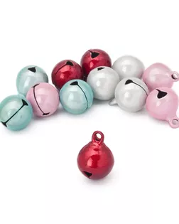 QYB-009 Бубенчики для творчества и рукоделия 'Жемчужные', ассорти 4цв., 12мм, 12шт/упак, Astra&Craft арт. АРС-64198-1-АРС0001307911