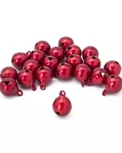 Бубенчики для творчества и рукоделия 'Жемчужные', диаметр 12 мм, 20шт/упак, Astra&Craft (QYB-010 красный) арт. АРС-64199-1-АРС0001307912
