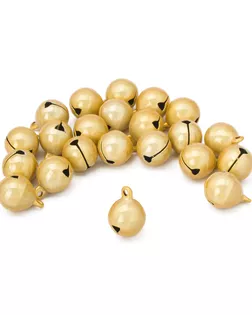 Бубенчики для творчества и рукоделия 'Жемчужные', диаметр 12 мм, 20шт/упак, Astra&Craft (QYB-011 жёлтый) арт. АРС-64200-1-АРС0001307913