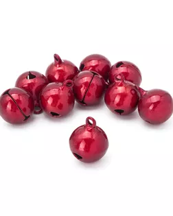 Бубенчики для творчества и рукоделия 'Жемчужные', диаметр 18 мм, 10шт/упак, Astra&Craft (QYB-013 красный) арт. АРС-64202-1-АРС0001307915