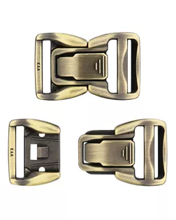 MB 2313 Пряжка-фастекс 20мм (OB бронза) арт. АРС-63602-1-АРС0001308828