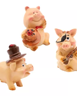 Набор миниатюр 'Кабанчики 2' арт. АРС-63795-1-АРС0001309769 Набор миниатюр 'Кабанчики 2' арт. АРС-63795-1-АРС0001309769